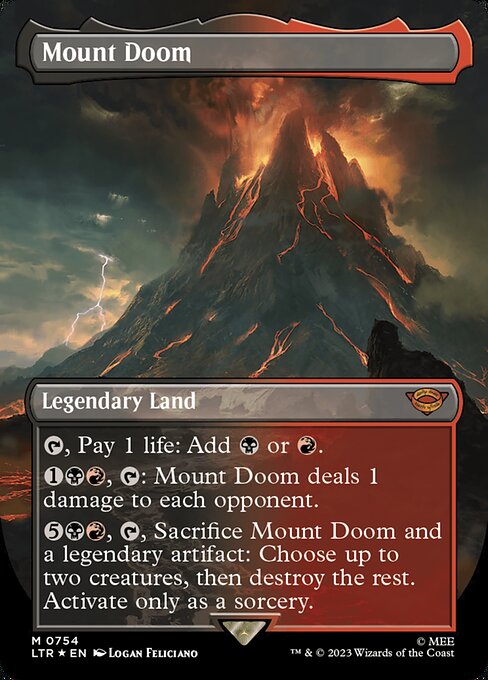 Mount Doom // The Lord of the Rings: Tales of Middle-earth // LTR 754