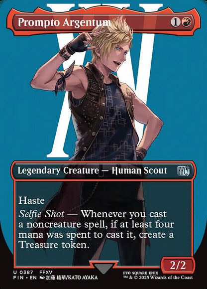 Prompto Argentum // Final Fantasy // FIN 387 Foil