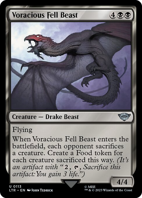 Voracious Fell Beast // The Lord of the Rings: Tales of Middle-earth // LTR 113