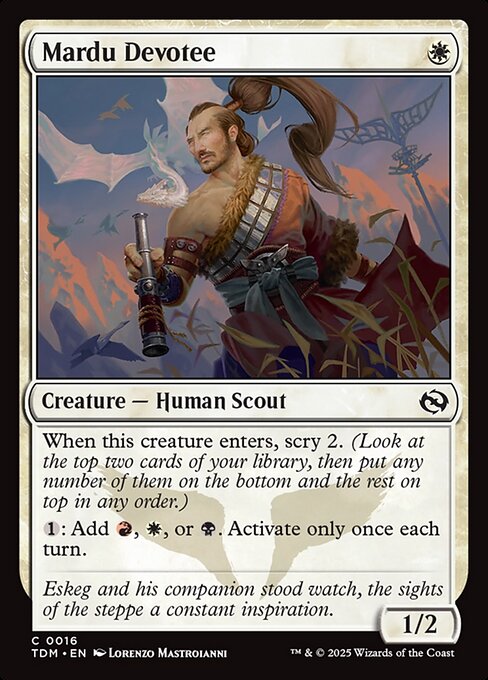 Mardu Devotee // Tarkir: Dragonstorm // TDM 16