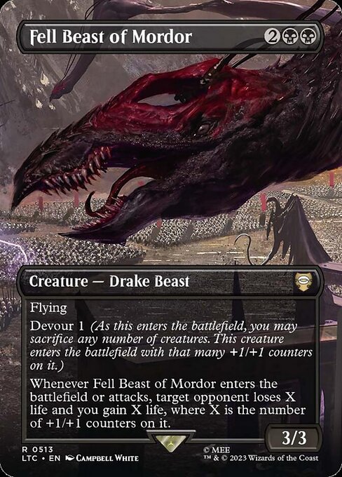 Fell Beast of Mordor // Tales of Middle-earth Commander // LTC 513