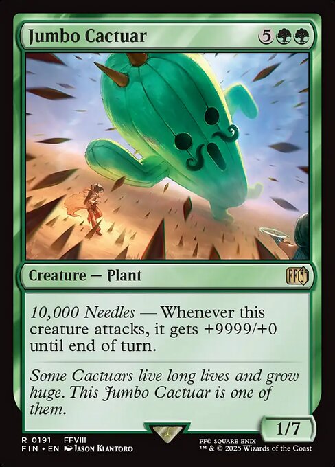 Jumbo Cactuar // Final Fantasy // FIN 191