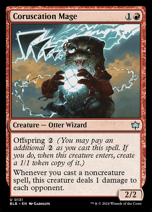 Coruscation Mage // Bloomburrow // BLB 131