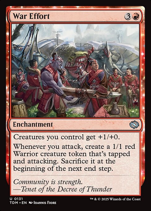 War Effort // Tarkir: Dragonstorm // TDM 131