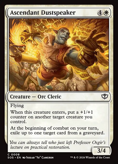 Ascendant Dustspeaker // Secrets of Strixhaven // SOS 8