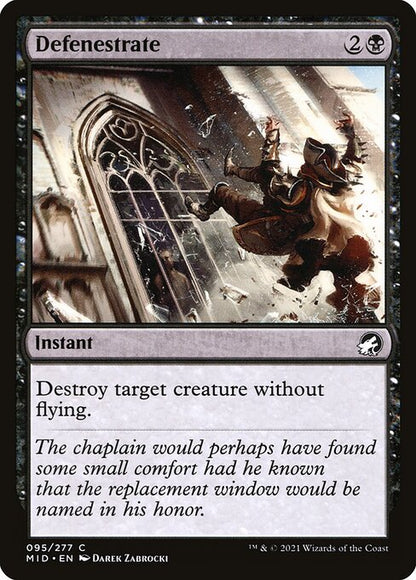 Defenestrate // Innistrad: Midnight Hunt // MID 95