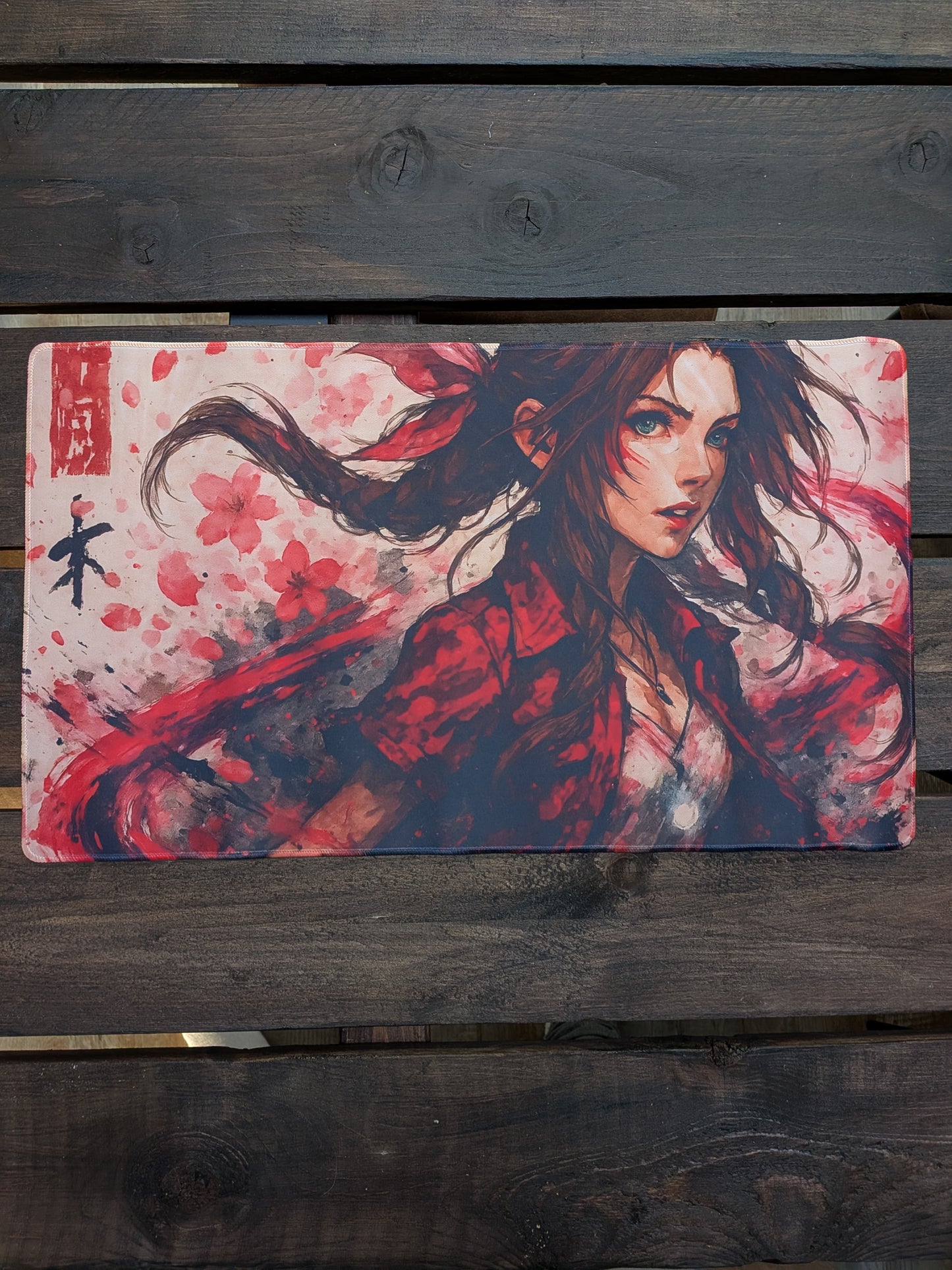 Aerith Gainsborough Playmat Final Fantasy VII 61x35cm Stitched