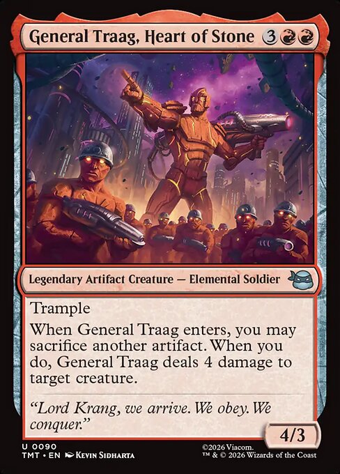 General Traag, Heart of Stone // MTG // TMT 90