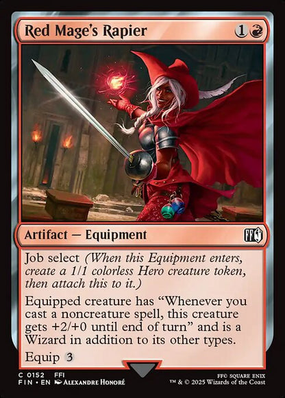 Red Mage's Rapier // Final Fantasy // FIN 152