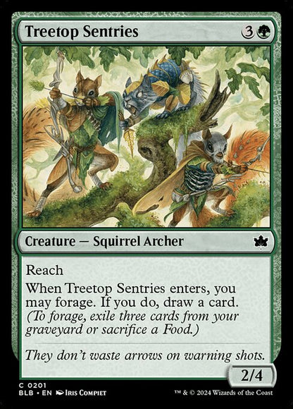 Treetop Sentries // Bloomburrow // BLB 201