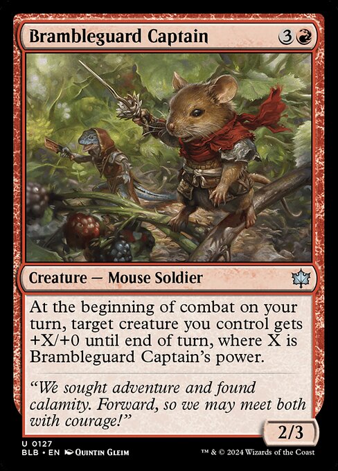 Brambleguard Captain // Bloomburrow // BLB 127