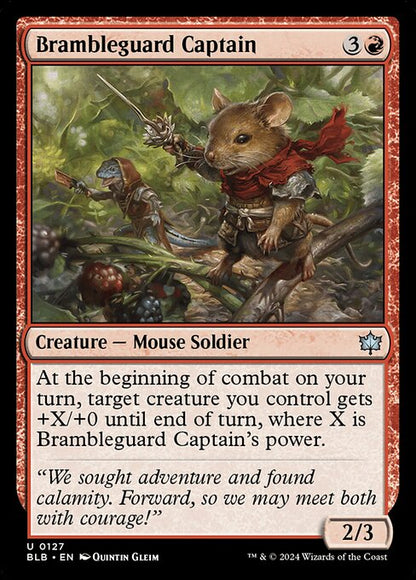 Brambleguard Captain // Bloomburrow // BLB 127