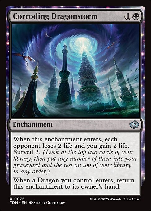 Corroding Dragonstorm // Tarkir: Dragonstorm // TDM 75