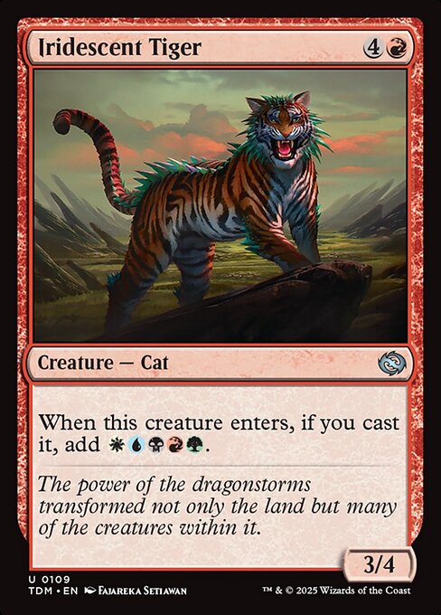 Iridescent Tiger // Tarkir: Dragonstorm // TDM 109