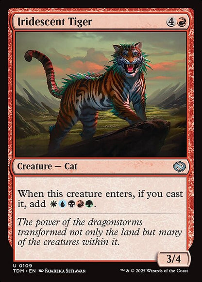 Iridescent Tiger // Tarkir: Dragonstorm // TDM 109