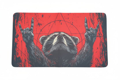 Black Eyed Sabbath Racoon Playmat 60x35cm