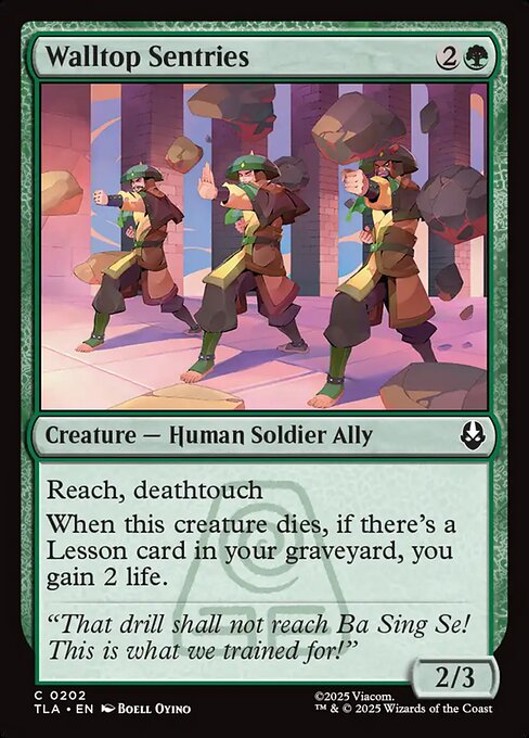 Walltop Sentries // Avatar: The Last Airbender // TLA 202