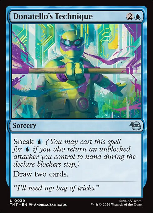 Donatello's Technique // MTG // TMT 39