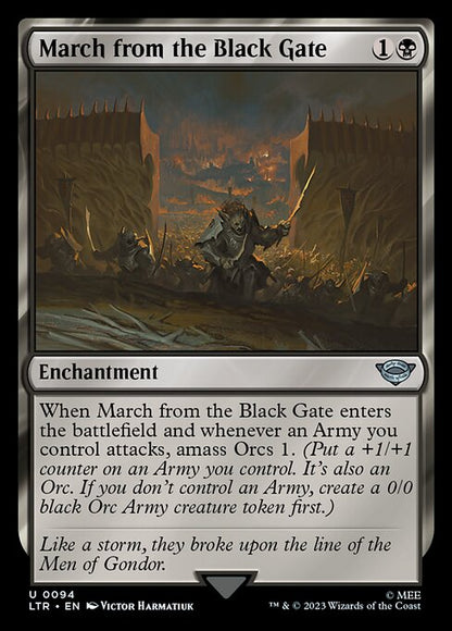 March from the Black Gate // The Lord of the Rings: Tales of Middle-earth // LTR 94