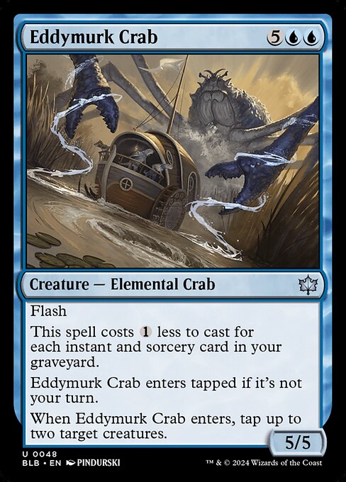 Eddymurk Crab // Bloomburrow // BLB 48