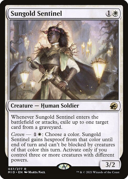 Sungold Sentinel // Innistrad: Midnight Hunt // MID 37