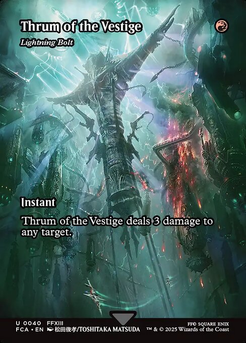 Lightning Bolt // Final Fantasy: Through the Ages // FCA 40