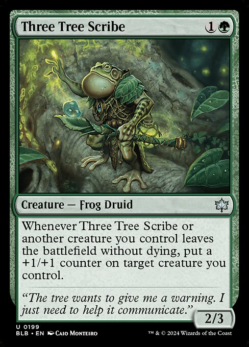 Three Tree Scribe // Bloomburrow // BLB 199