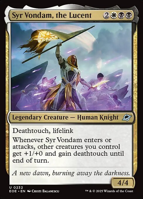 Syr Vondam, the Lucent // Edge of Eternities // EOE 232