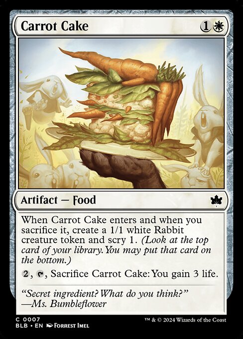 Carrot Cake // Bloomburrow // BLB 7