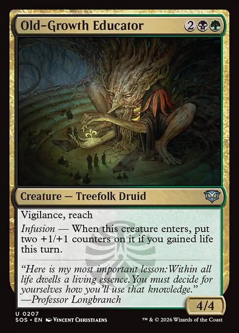 Old-Growth Educator // Secrets of Strixhaven // SOS 207