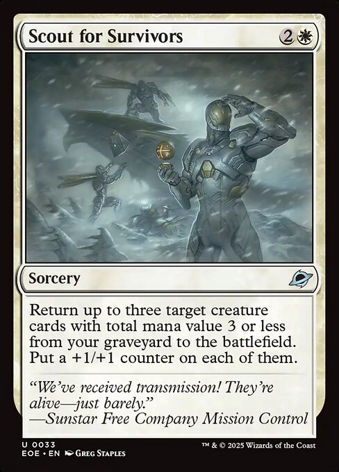 Scout for Survivors // Edge of Eternities // EOE 33