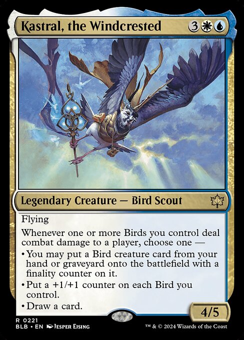 Kastral, the Windcrested // Bloomburrow // BLB 221
