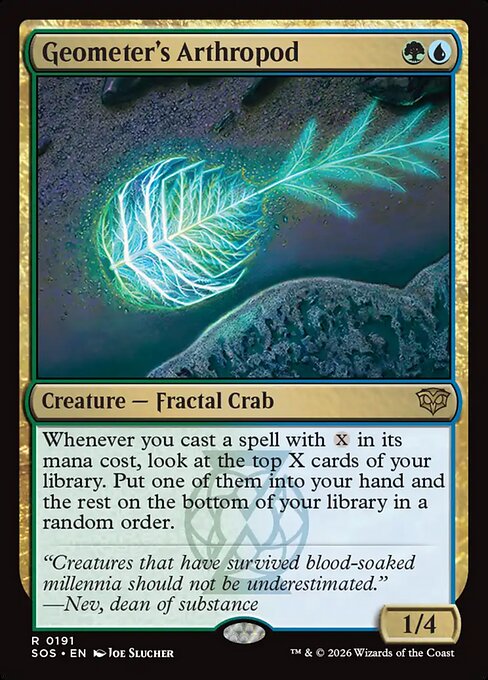 Geometer's Arthropod // Secrets of Strixhaven // SOS 191