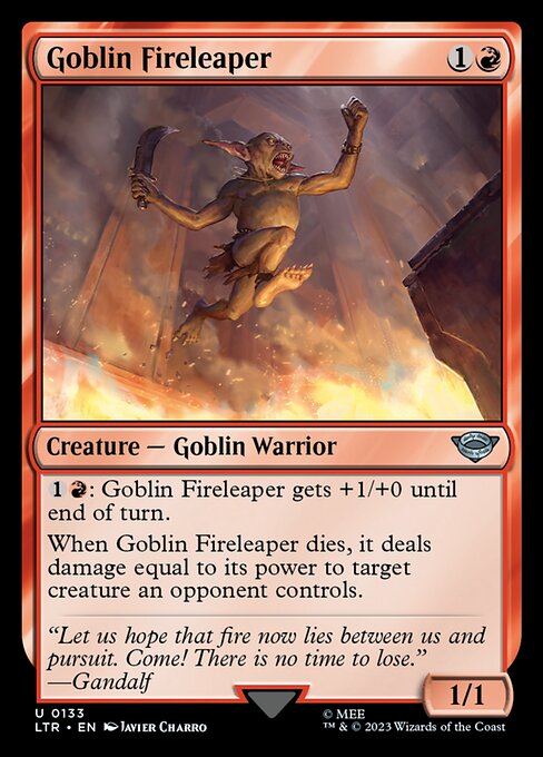 Goblin Fireleaper // The Lord of the Rings: Tales of Middle-earth // LTR 133