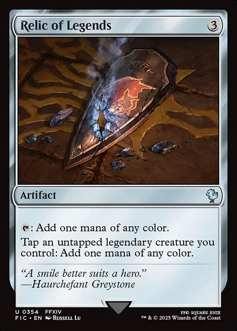 Relic of Legends // Final Fantasy Commander // FIC 354