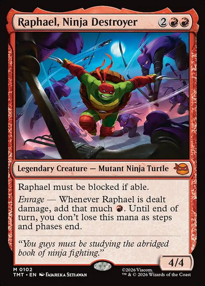 Raphael, Ninja Destroyer // Teenage Mutant Ninja Turtles // TMT 102