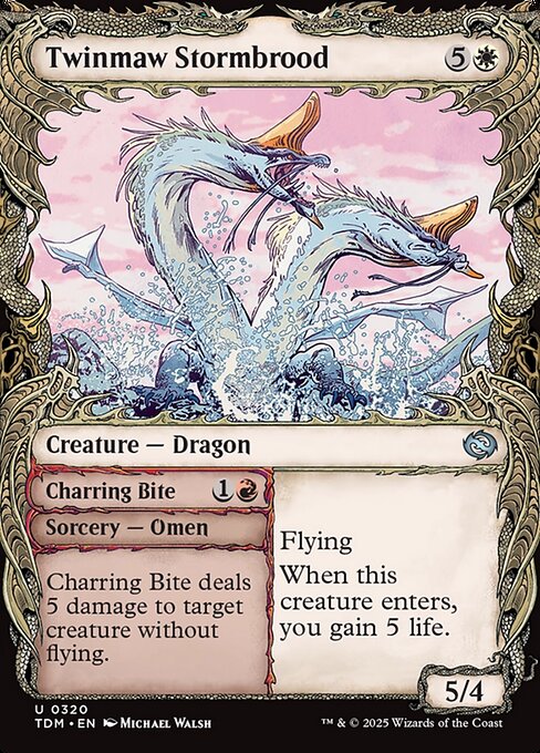 Twinmaw Stormbrood // Charring Bite // Tarkir: Dragonstorm // TDM 320
