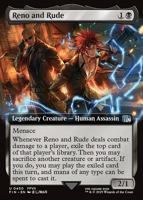 Reno and Rude // Final Fantasy // FIN 450