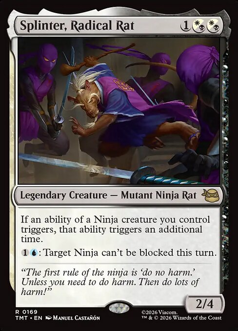 Splinter, Radical Rat // Teenage Mutant Ninja Turtles // TMT 169
