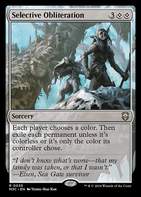 Selective Obliteration // Modern Horizons 3 Commander // M3C 35