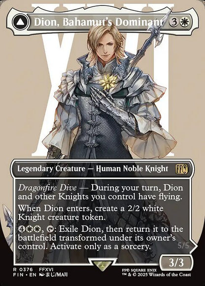 Dion, Bahamut's Dominant // Bahamut, Warden of Light // Final Fantasy // FIN 376