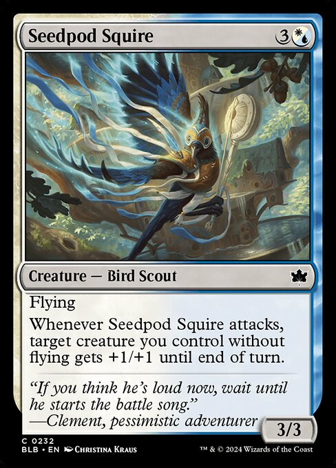 Seedpod Squire // Bloomburrow // BLB 232