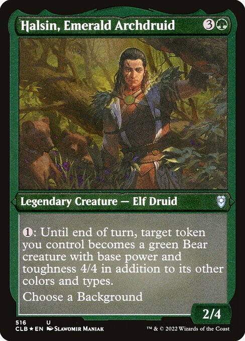 Halsin, Emerald Archdruid // Commander Legends: Battle for Baldur's Gate // CLB 516