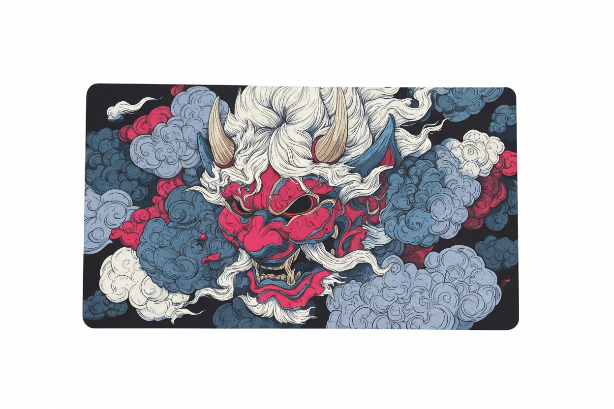 Japanese Oni Playmat 60x35cm