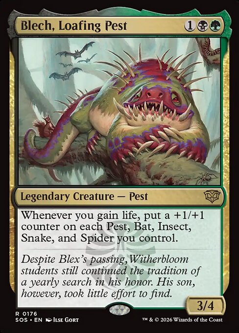 Blech, Loafing Pest // Secrets of Strixhaven // SOS 176