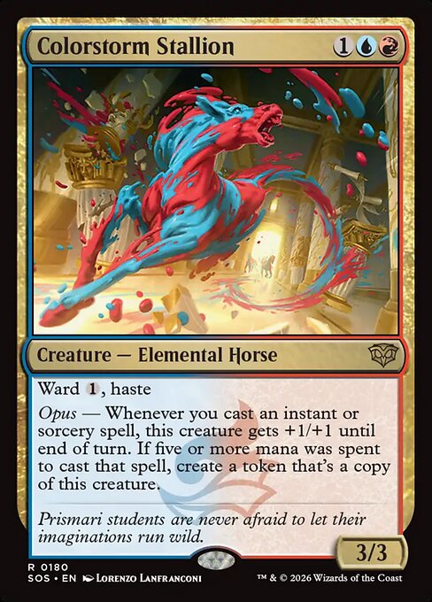 Colorstorm Stallion // Secrets of Strixhaven // SOS 180