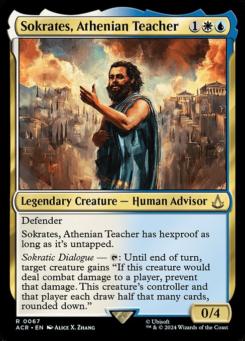 Sokrates, Athenian Teacher // Assassin's Creed // ACR 67