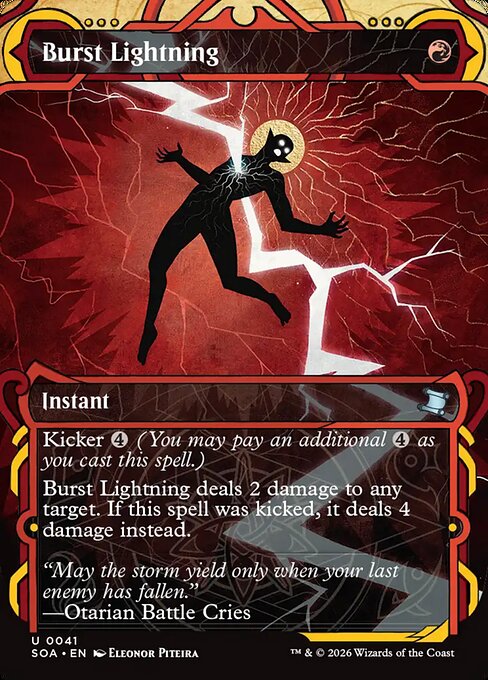 Burst Lightning // Secrets of Strixhaven Mystical Archive // SOA 41