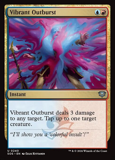 Vibrant Outburst // Secrets of Strixhaven // SOS 240
