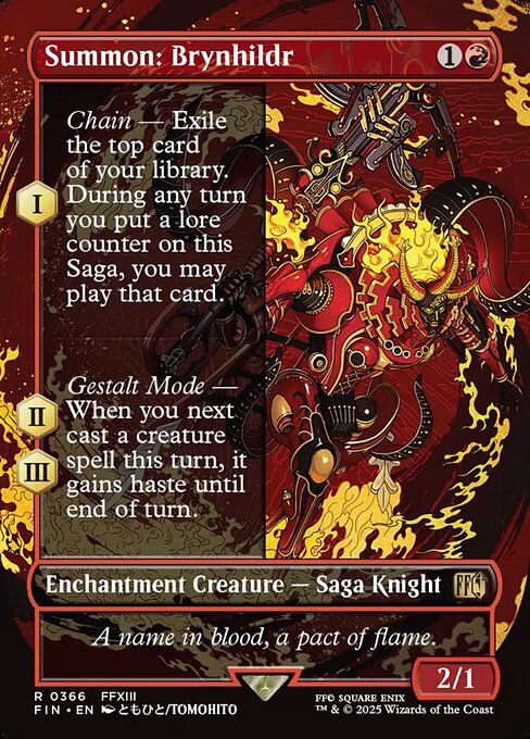 Summon: Brynhildr // Final Fantasy // FIN 366